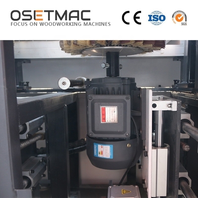 4.11kW OSETMAC DTL-60DS Three Rollers Manual Side Sanding Machine For Wood MDF Plywood Polishing