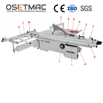 Long Service Life Sliding Saw Machine for Woodworking from Professional