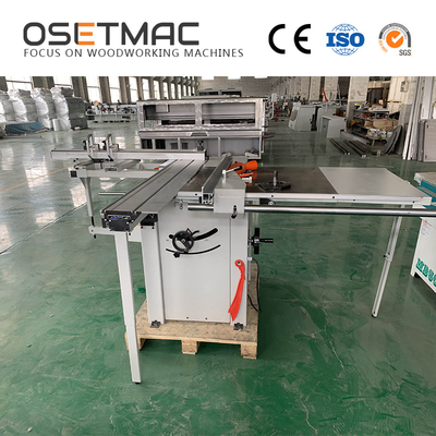 250 KG Precision Woodworking Wood Panel Sliding Table Saw with Video Technical Support