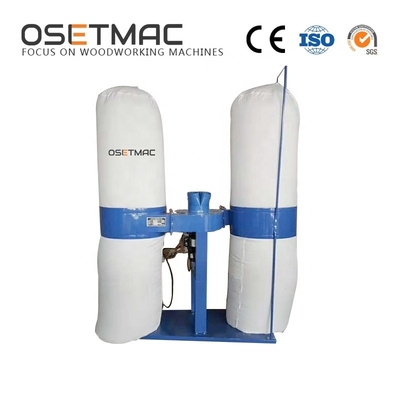 Long Service Life Double Barrel Dust Collector 2.2kw Conveyor Motor for Woodworking