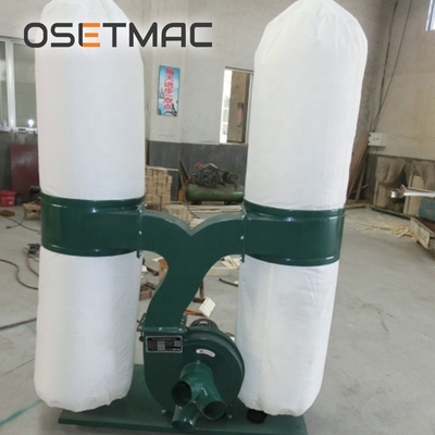 Long Service Life Double Barrel Dust Collector 2.2kw Conveyor Motor for Woodworking
