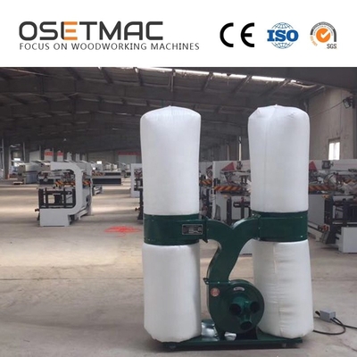 Long Service Life Double Barrel Dust Collector 2.2kw Conveyor Motor for Woodworking
