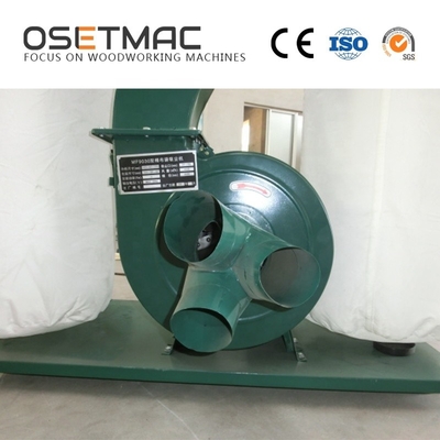 Long Service Life Double Barrel Dust Collector 2.2kw Conveyor Motor for Woodworking