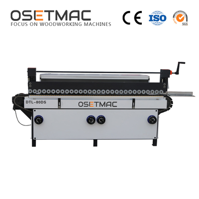 Sander OSETMAC DTL-80DS Three Rollers Manual Side Sanding Machine for Wood MDF Plywood Polishing