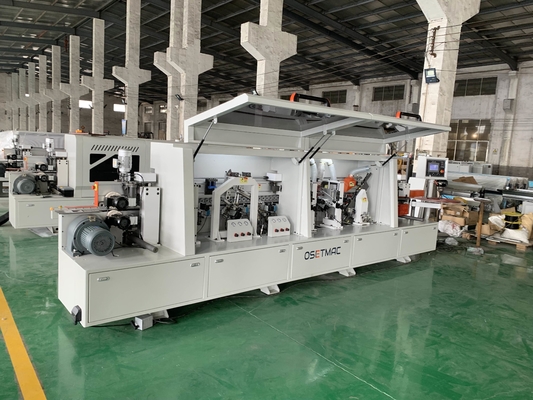 Woodworking PVC Edge Banding Machine with Automatic Corner Trimming Motor 0.75KW * 4