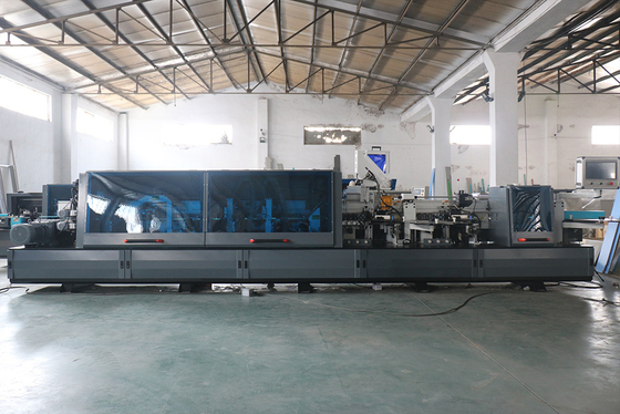 Woodworking Full Automatic Edge Banding Machine with 8 Functions and Corner Round