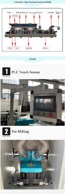 Automatic Edge Banding Machine With Corner Round Function For 10-60mm Panel Thickness