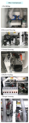 Design 8.65KW Power Automatic Edge Banding Machine for Building Material Industries