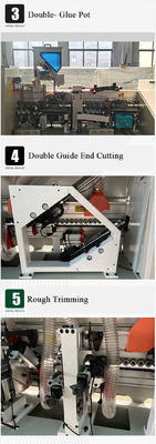 Wood Edge Banding Machine for Wood Based Panels 16.62KW Power 23m/min Panel Feed Speed