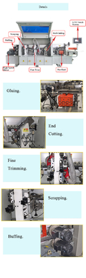 Design 8.65KW Power Automatic Edge Banding Machine for Building Material Industries