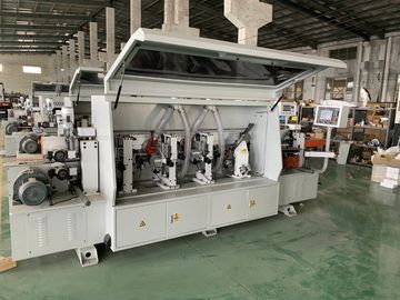 Thickness 10-60mm Plywood Edge Banding Machine PLC Touch Screen Control