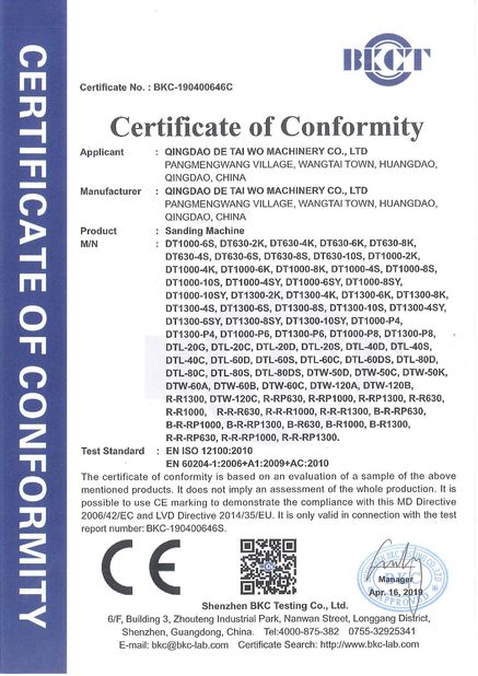 China QINGDAO OSET INTERNATIONAL TRADING CO., LTD. Certification